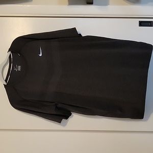 Men's Nike Running Dri-Fit Black T-Shirt, Size XXL (2XL)